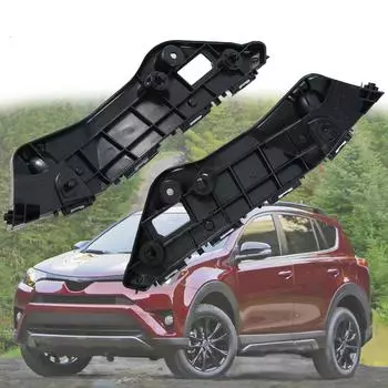 Для Toyota RAV4 2013 2015 2016 2017 2018 пара левый правый передний бампер кронштейн крепление балки опора направляющая решетка кронштейн фиксатор 52536-0R060 52535-0R080 чёрный