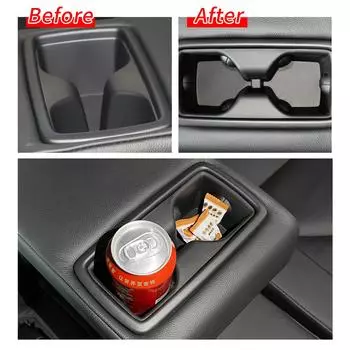 для Toyota RAV4 2019-2025 Подстаканник для Highlander Kluger 2025 - 2025 Ящик для хранения на заднем сиденье Фиксированные защитные аксессуары