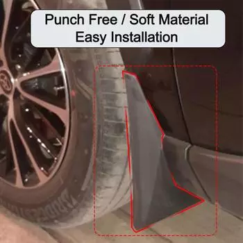 Для Toyota RAV4 2020 автомобильные аксессуары брызговики устойчивые к царапинам прочные автомобильные брызговики 4 шт/комплект крыло чёрный