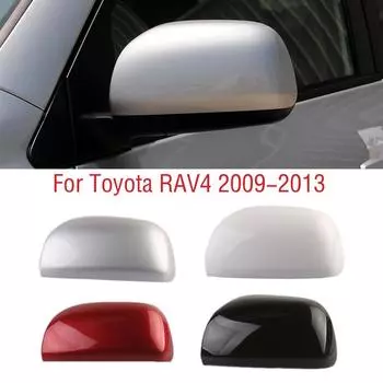 Для Toyota RAV4 RAV 4 2009 2010 2011 2012 2013 крыло автомобиля боковое зеркало крышка крышка наружного зеркала заднего вида крышка в виде ракушки unpainted left