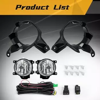 Для Toyota RAV4 RAV 4 2013 2014 2015 противотуманные фары бампер фара с галогенной лампой рамка крышка провода переключатель водонепроницаемые автомобильные аксессуары