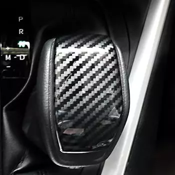 Для Toyota RAV4 RAV 4 2019 2020 2024 2024 XA50 ABS карбоновая ручка переключения передач автомобиля декоративная крышка головки коробки передач наклейка серебряный