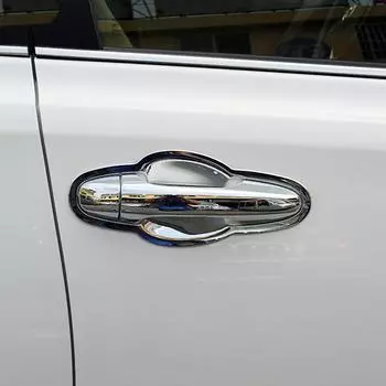 Для Toyota RAV4 RAV 4 XA40 2013-2017 Хромированная внешняя боковая дверная ручка, молдинг, рамка, рамка 2014 2015 Door Handle Cover
