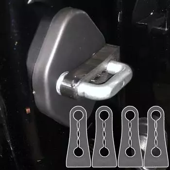 Для Toyota RAV4 XA30 2001-2018 Land Cruiser Prado J150 Camry XV50 Демпфер дверного замка, буфер, амортизирующее демпфирование 4Pcs