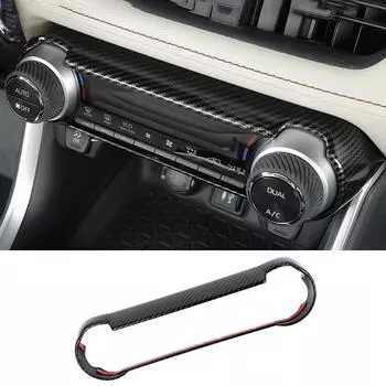 Для Toyota RAV4 XA50 2019 2020 2024 2024 2024 2024 ABS центральная консоль кондиционера кнопка переключения переменного тока панель крышка отделка чехол серебряный
