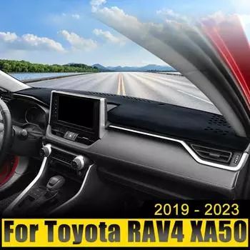 Для Toyota RAV4 XA50 2019 2020 2024 2024 2024 2024 RAV 4 гибридный автомобильный чехол на приборную панель, избегайте света, коврики с защитой от УФ-излучения, нескользящий коврик