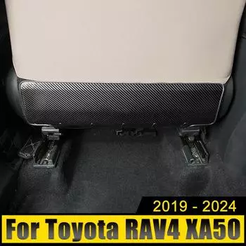 Для Toyota RAV4 XA50 Hybrid 2019 2020 2024 2024 2024 2024 RAV 4 нержавеющая стальная накладка на сиденье автомобиля с защитой от ударов коврик педали чёрный