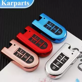 Для TOYOTA ROOMY TANK для DAIHATSU LA600S LA610S LA150S MOVE 2015-2019 металлический цинковый чехол для дистанционного ключа брелок в виде ракушки брелок красный