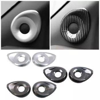 Для Toyota Sienna 2024 2024 4-е внутреннее окно A столб треугольный громкоговоритель стерео аудио динамик крышка отделка декоративная наклейка