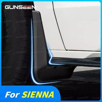 Для Toyota Sienna брызговики 2022 2023 XL40, автомобильные аксессуары, защита спереди и сзади, брызговик, накладка, защита от брызг, Стайлинг чёрный