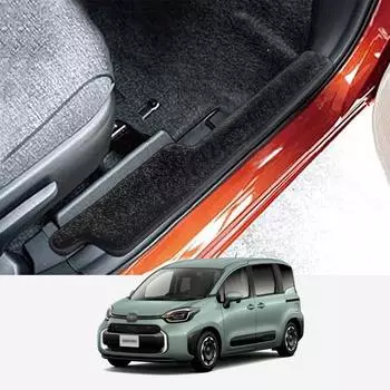 для Toyota Sienta 2025+ автомобильные коврики на пол накладки на ноги нескользящие передние и задние дверные педали защитные аксессуары
