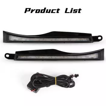 Для Toyota Tacoma 2005 - 2011 дневные ходовые огни светодиодные DRL указатель поворота решетка воздухозаборника крышка