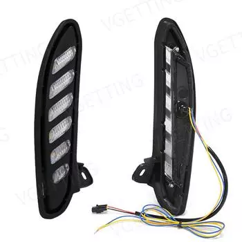 Для Toyota Venza Harrier 2025 2025 светодиодные дневные ходовые огни DRL динамический указатель поворота противотуманные фары белые желтые синие автомобильные аксессуары