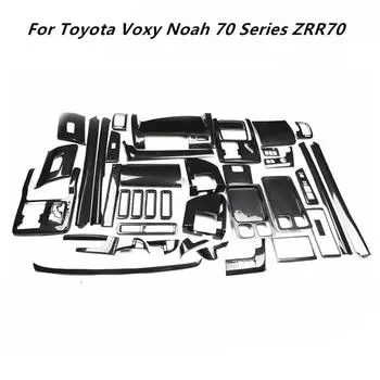 Для Toyota Voxy Noah 70 серии ZRR70 аксессуары рулевое колесо окна панель управления розетка центральная консоль автомобильные наклейки комплект