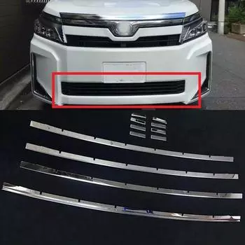 Для Toyota Voxy Noah R80 2017 2018 передняя центральная решетка бампера глянцевая гоночная решетка грили отделка автоаксессуары 12 шт.