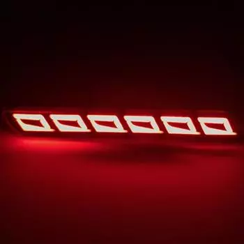 Для Toyota Wish Sienna Camry Reiz Verso harrier Forter новое обновление светодиодный задний бампер отражатель света