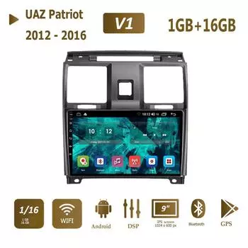 Для УАЗ Патриот 2012-2016 Автомобильная Радио Мультимедийная Система Навигация GPS WIFI Стерео Авто Android 2Din Головное Устройство 1 + 16 ГБ
