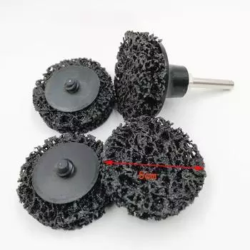 Для удаления ржавчины с краски и подготовки поверхности автомобиля 10 шт. 2 дюйма 50 мм черный алмазный шлифовальный диск пластина для удаления ржавчины полировка карбидный шлифовальный диск чёрный
