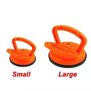 Для удаления вмятин на стекле автомобиля, инструмент для ремонта автомобиля, съемник для ремонта кузова, 2-дюймовая черная/оранжевая присоска для удаления вмятин