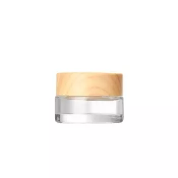 для Ухода за Кожей Стеклянная Баночка для Крема Тени для Век Косметические Баночки Бутылочки для Крема для Лица Баночка для Макияжа Флаконы для Лосьона 5g transparent