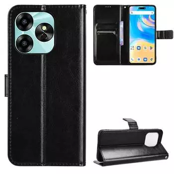 Для Umidigi G6 G5 Mecha G3 чехол-кошелек с отделением для карт магнитный флип кожаный чехол-держатель для Umidigi A15 A13 Pro A11S A9 A7 Pro мягкий защитный чехол из ТПУ Umidigi G6 чёрный