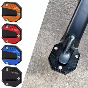 Для универсального скутера Suzuki BMW SUZUKI KAWASAKI YAMAHA удлинитель для боковой подставки, опорная пластина, подставка, удлинитель, подставка чёрный
