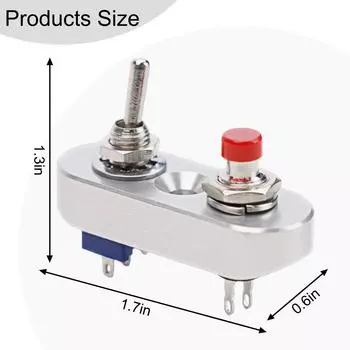 Для управления фарами с ЧПУ алюминиевый переключатель управления рулем переключатель компактный размер декоративный аксессуар простая установка CHINA