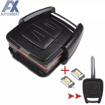 Для Vauxhall Opel Astra Zafira Frontera Omega Vectra ремонтный комплект микропереключатель чехол для ключа чёрный