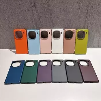 Для vivo iQOO 12 Pro Прочная металлическая рамка для объектива с большим отверстием на ощупь, защитный чехол для ПК, задняя крышка, ракушка iQOO 12 чёрный