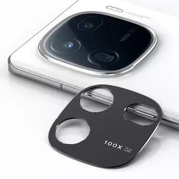Для Vivo IQOO 12 Pro Защитная пленка для объектива камеры из алюминиевого сплава, металлическое кольцо-наклейка для IQOO12 Iqoo12 12Pro, защитная пленка iQOO 12 чёрный
