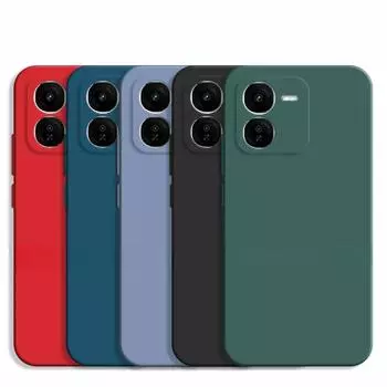 Для Vivo IQOO Z9X Чехол Vivo IQOO Z9X 5G Чехол Роскошный TPU Противоударный Жидкий Силиконовый Чехол для Телефона Для Vivo IQOO Z9X IQOO Z9X чёрный