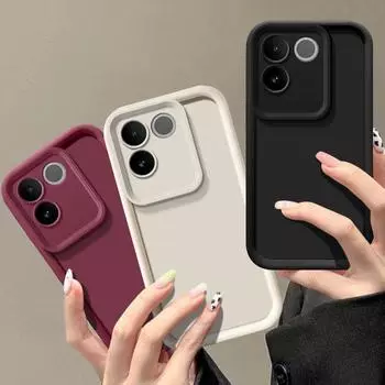 Для vivo T2 Pro Чехол vivo iQOO Z7 Pro Чехол для телефона t2 pro iqoo z7 pro Прозрачный противоударный силиконовый протектор объектива камеры For vivo T2 Pro