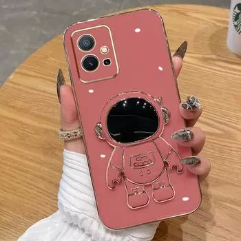 Для Vivo V29 V27 V27e V25 V25e V21e V21 V20 SE V17 Neo V15 Pro V23e V23 V9 V11 V11i 5G чехол Мягкая силиконовая задняя крышка-кронштейн чехол для телефона For Vivo V29 5G фиолетовый