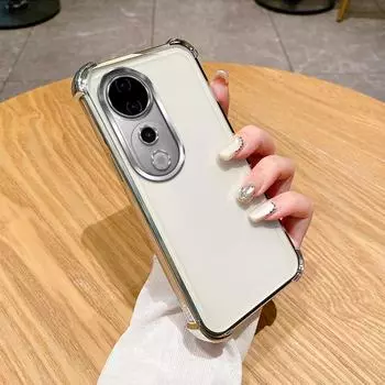 Для vivo V40 Чехол Vivo V40 Pro Чехол Vivo v40 Чехол для телефона V2348 V2347 Мягкий бампер противоударный защитный чехол Прозрачная гальваническая пластина For vivo V40