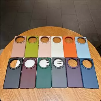 Для vivo X100 X100s Pro Прочная металлическая рамка для объектива с большим отверстием на ощупь, защитный чехол для ПК, задняя крышка в виде ракушки X100 чёрный