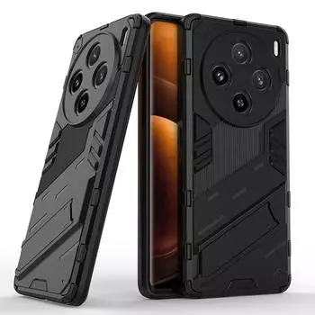 Для vivo X100 X100s X90 X90s X80 X70 Lite Pro Plus Punk Armor противоударный бампер прочный прорезиненный ПК подставка чехол держатель подставка чехол оболочка X70 красный