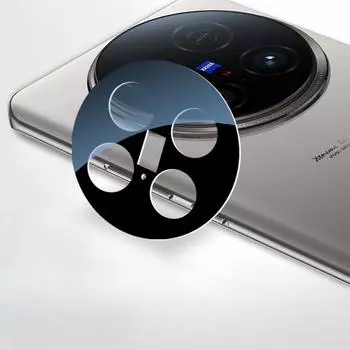 Для Vivo X100s Pro X100 Ultra Защитная крышка для объектива камеры задняя крышка из закаленного стекла для VIVO X100sPro X100Ultra пленка для кольца объектива Vivo X100s Pro чёрный