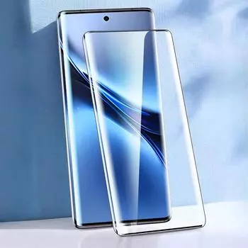 Для Vivo X200 Pro 3D изогнутое закаленное стекло протектор экрана для VivoX200 X200Pro прозрачная анти-синяя защитная пленка на все случаи жизни vivo X200 чистый