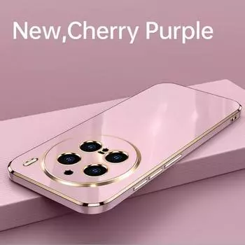 Для VIVO X200 Pro Mini роскошный чехол с покрытием для VIVO X200 Pro X100 Ultra X100s Pro X90 Pro + мягкий силиконовый защитный чехол для линз TPU, противоударный чехол For VIVO X200 Pro белый