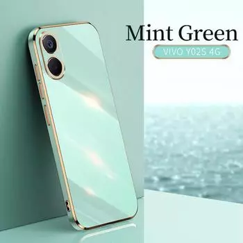 Для VIVO Y02S чехол защитный гальванический противоударный VIVO Y02 Y02A Y15S Y15A Y16 Y81 Y85 Y17 Y12 чехол силиконовый мягкий ТПУ VIVO Y02A чёрный