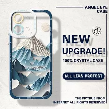 Для Vivo Y15S Y17S Y36 Y20 Y22S Y28 Y75 Y33S Y18 V27 V29e V30e V20 V21 Tecno Pova 5 мультяшный горный полнообъективный защитный прозрачный чехол для телефона Tecno Pova 2