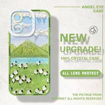 Для Vivo Y15S Y17S Y36 Y20 Y22S Y28 Y75 Y33S Y18 V27 V29e V30e V20 V21 Tecno Pova 5 масляная живопись пейзаж полная камера защитный мягкий чехол для телефона Vivo Y02