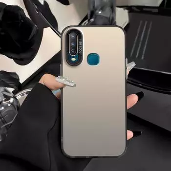 Для Vivo Y17 Чехол vivo Y15 Чехол для телефона vivo Y12 Чехол vivo Y11 2019 Чехлы 1902 V1901A Роскошный металлический матовый чехол Aurora Skin vivo Y17