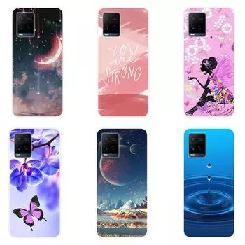 Для VIVO Y21 силиконовый чехол из ТПУ, мягкий чехол для телефона для VIVO Y21, чехол