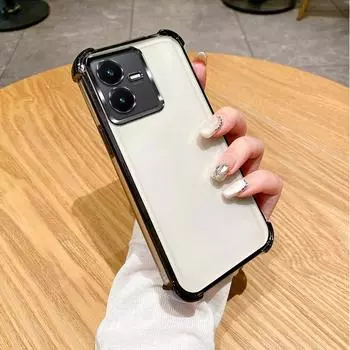 Для vivo Y22 Чехол vivo Y22S Чехол vivo Y22T Чехол для телефона vivo V2207 V2206 Бампер противоударный защитный чехол прозрачный гальванический For vivo Y22
