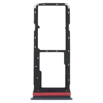 Для vivo Y35 4G лоток для SIM-карты + лоток для SIM-карты + лоток для карты Micro SD чёрный