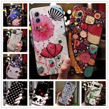 Для vivo Y76 Y52 5G Y02s чехол с 3D цветочным рельефом и тиснением силиконовые чехлы для VIVO Y72 5G Y52 чехол мягкий чехол Y 76 бамперы с героями мультфильмов For vivo Y72 5G