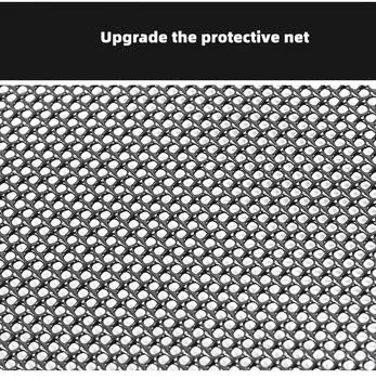 Для Volkswagen Golf 8 MK8 2024 сетка от насекомых с блестками, защитная сетка для автомобильного резервуара для воды, панель с защитой от насекомых из нержавеющей стали белый