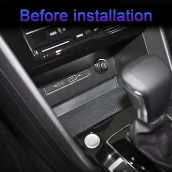 Для Volkswagen Tiguan L 16~22 Для VW Tiguan X 22 Беспроводное зарядное устройство, специальная встроенная панель быстрой зарядки QI для телефона Автомобильные аксессуары