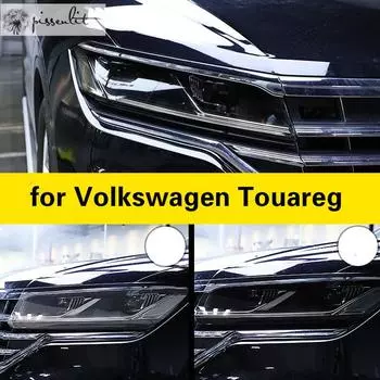 Для Volkswagen Touareg Аксессуары Защитная пленка для фар Черненая прозрачная пленка Ремонт царапин Защитная пленка для краски белый